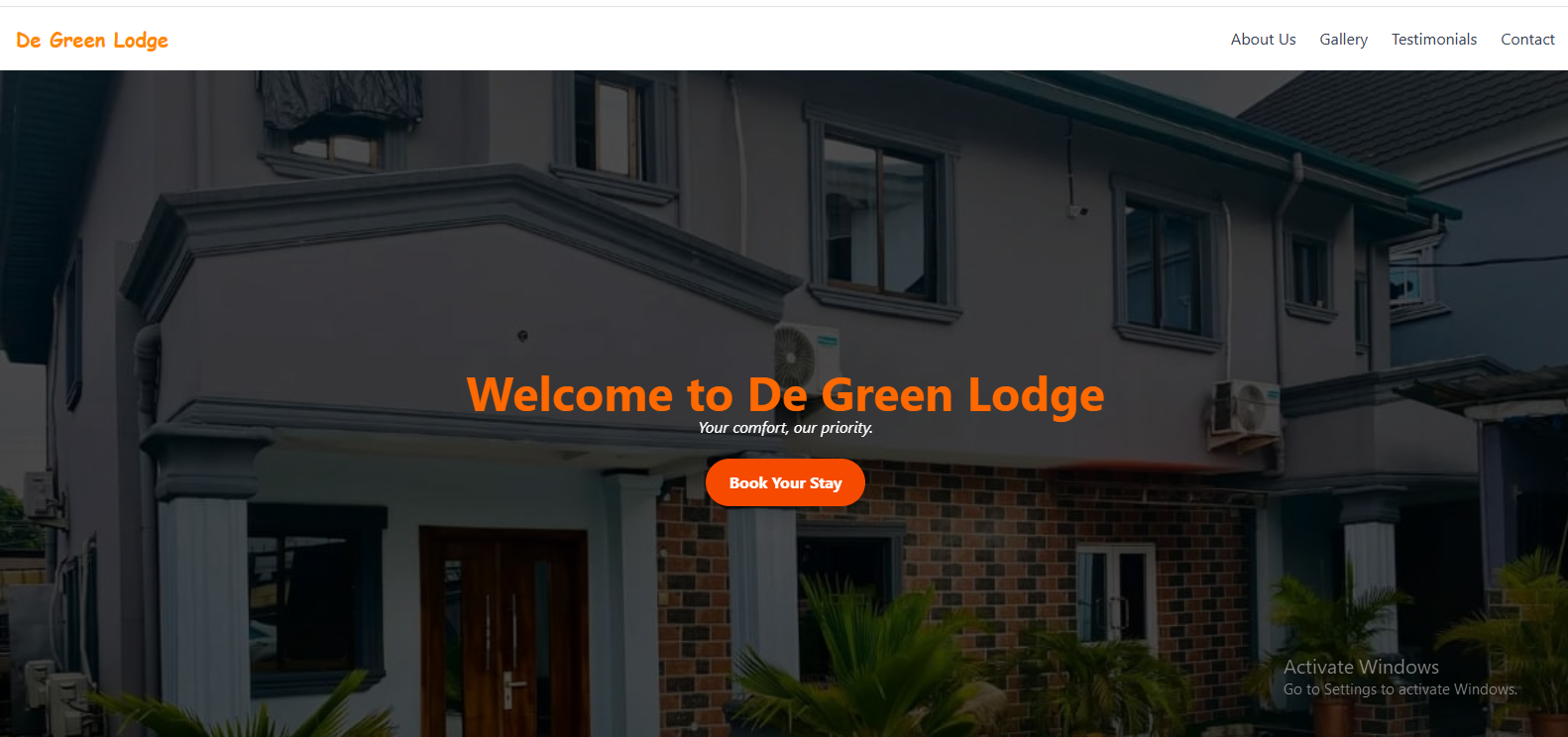 De Green Lodge Project